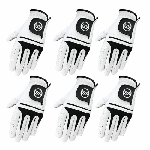 Men white cabretta leather - sg,